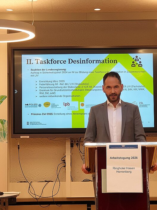 David Romero zur Taskforce Desinformation (Innenministerium)