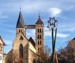 St. Dionys in Esslingen am Neckar im Dezember 2015